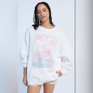 Billabong Ride In Crew Neck Oversized Sweatshirt | NWOT